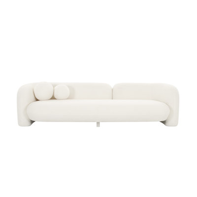 91" Round Arm Sofa by Pasargad