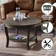 Carbin 30" Coffee Table with Shelf