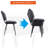 Stackable Seat Reception Chair with Frame