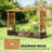 Wooden Planter Box,Trellis Planter,Raised Garden Bed