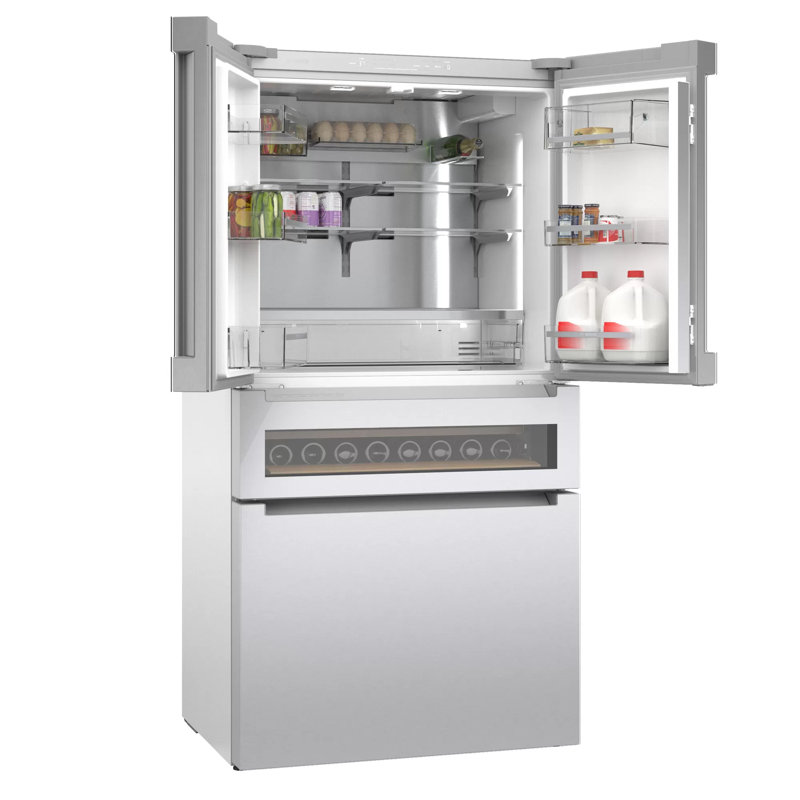 800 Series 36" Counter Depth French Door 20.5 cu. ft. Smart Energy Star Refrigerator