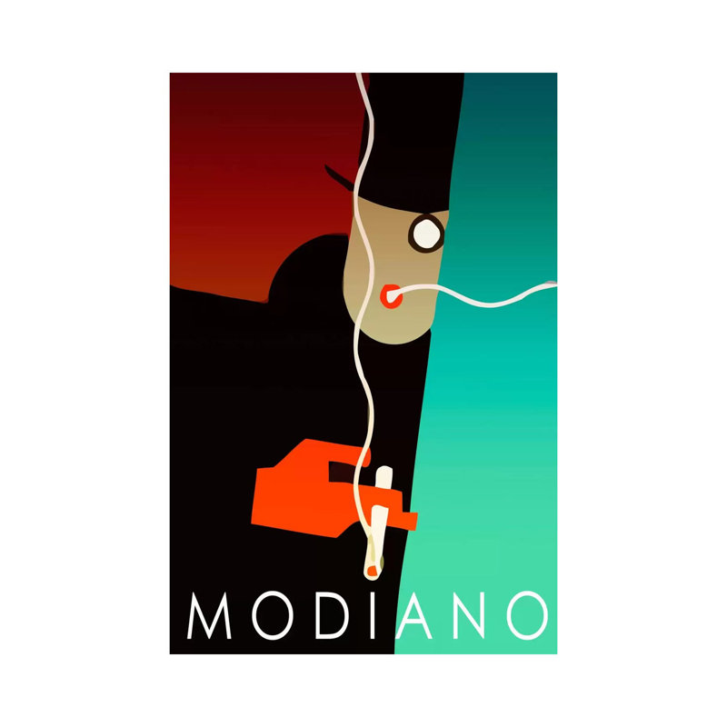 Modiano Cig - Print on Canvas, Wrapped Canvas, 20.32 cm H x 30.48 cm W