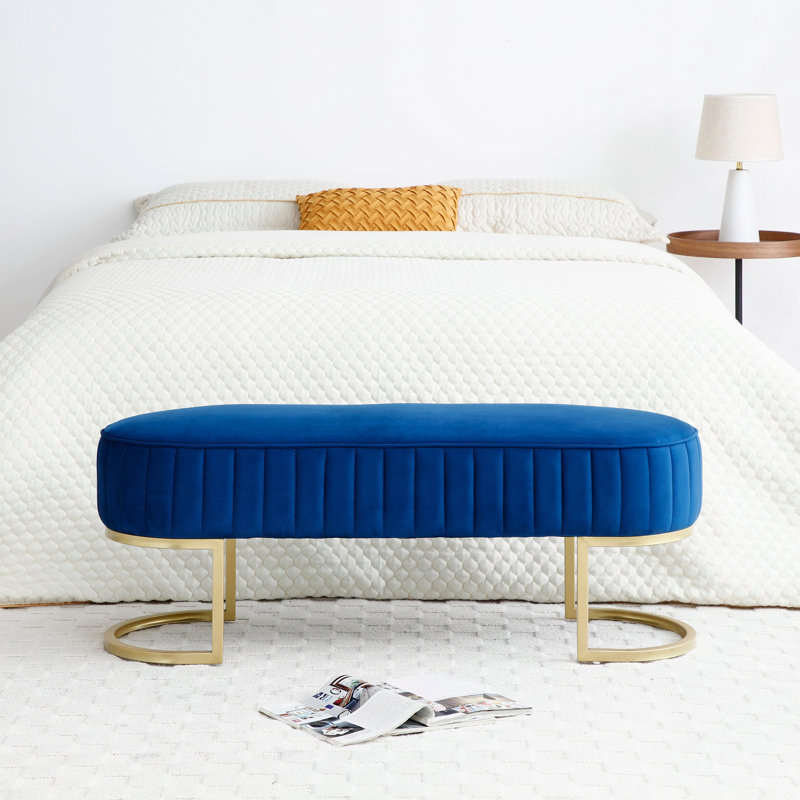 Banc de rangement de chambre, Blue 1