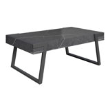 Grey Marble Effect Coffee Table