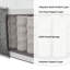 Medium Pocket Spring Eco Foam Hybrid Mattress with Quilted Finish-124123238