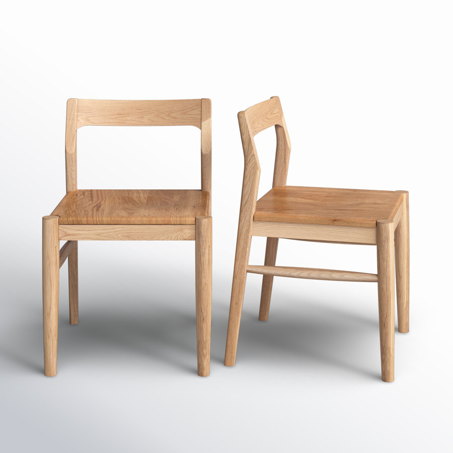 Krieger Solid Wood Slat Back Side Chair