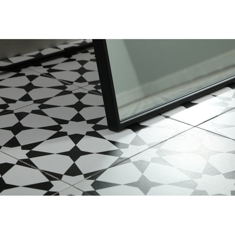 Miroir de plancher Sabine, Noir, 72 po x 35 po