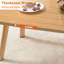Table basse pliante en bois, table basse avec pieds pliables pour petits espaces, salon, bureau personnel, table polyvalente-385454679