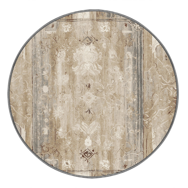 Tapis satiné, Rond 4 pi