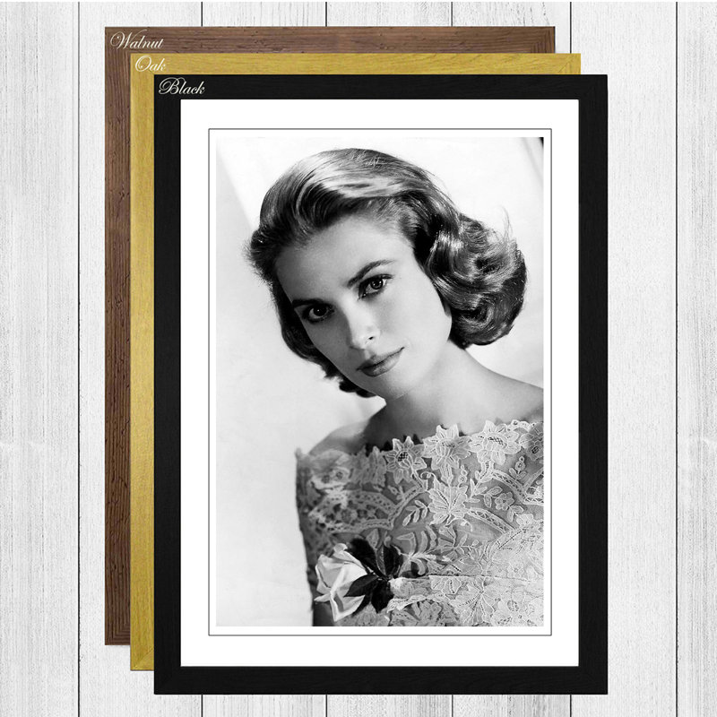 Single Picture Frame Print, Black