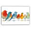 Reproduction d'art sur toile tendue, aquarelle d'oiseaux colorés pour décor de cuisine-1291650296