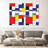 Geometric Mondrian I Multi Piece Canvas Print-93062913