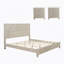 Ensemble de chambre à coucher 3 pièces avec lit et 2 tables de chevet-1352242641-1352242650