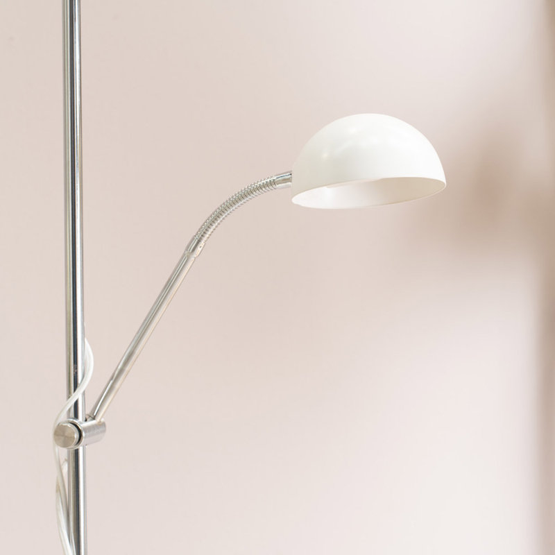 Rohtash 181cm Matte Traditional Floor Lamp, No
