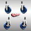 Ensemble de roulettes extensibles en poly 316