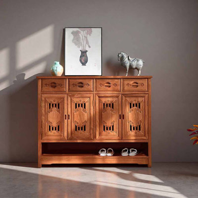Chinese style retro high-end shoe cabinet