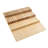 Rev-A-Shelf Dual Row Trimmable Knife Block Drawer Organizer Insert