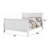 Louis Philippe III White Finish Queen Bed-204932542