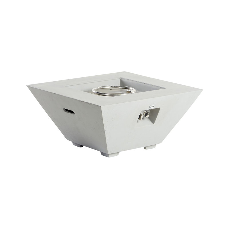 Square Concrete Propane Fire Pit