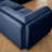 Upholstered Loveseat Sofa With Ottoman-809982337-809396771