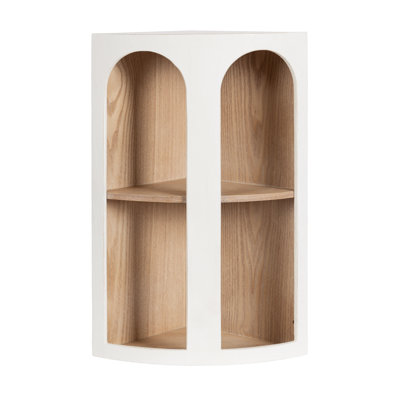 Wooden Corner Shelf Cabinet