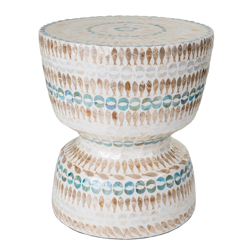 Solid + Manufactured Wood Accent Stool