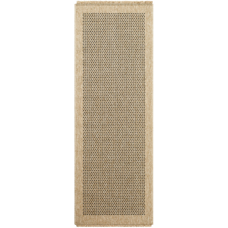 Saraya Boho Jute-Look Beige Brown Area Rug, Runner 78 x 213 cm