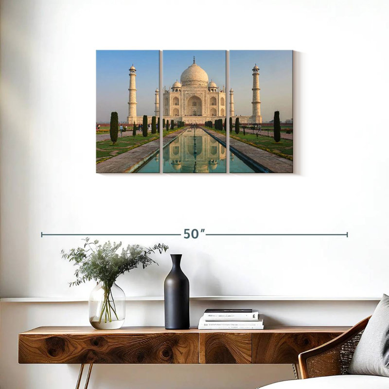 World Wonder Taj Mahal, H 20 po x l 33 po