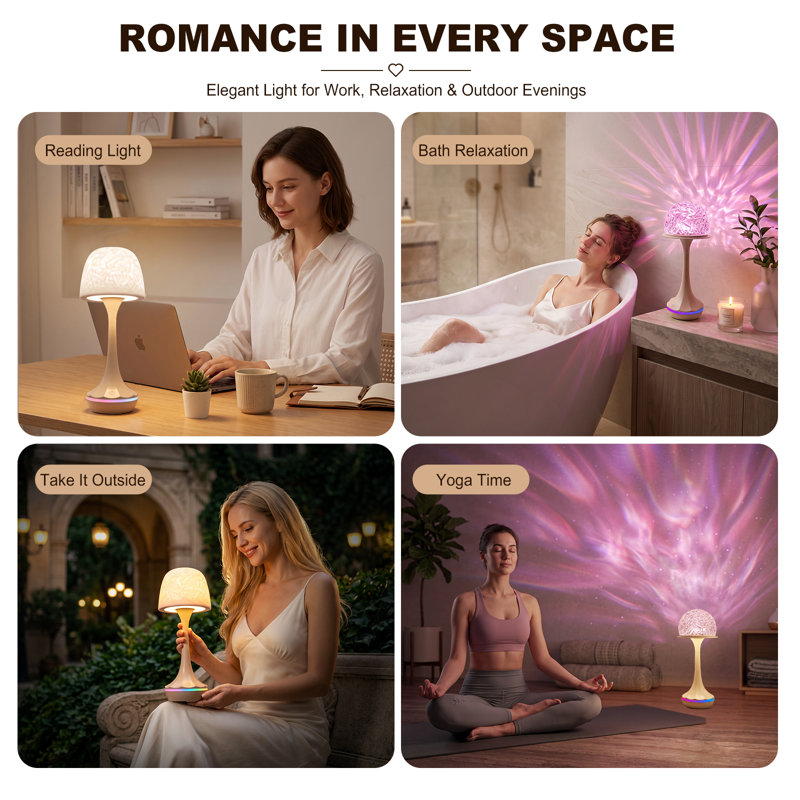 Plastic Standard Table Lamp