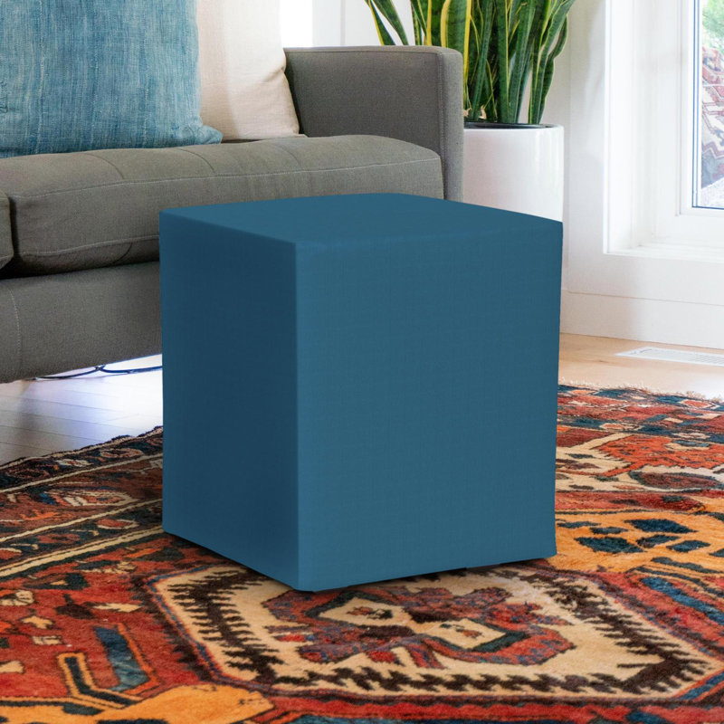 Housse pour cube Averey, Turquoise paysage marin