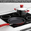 Ensemble de 4 housses de protection pour tapis de cuisson à induction de 8,7 pouces