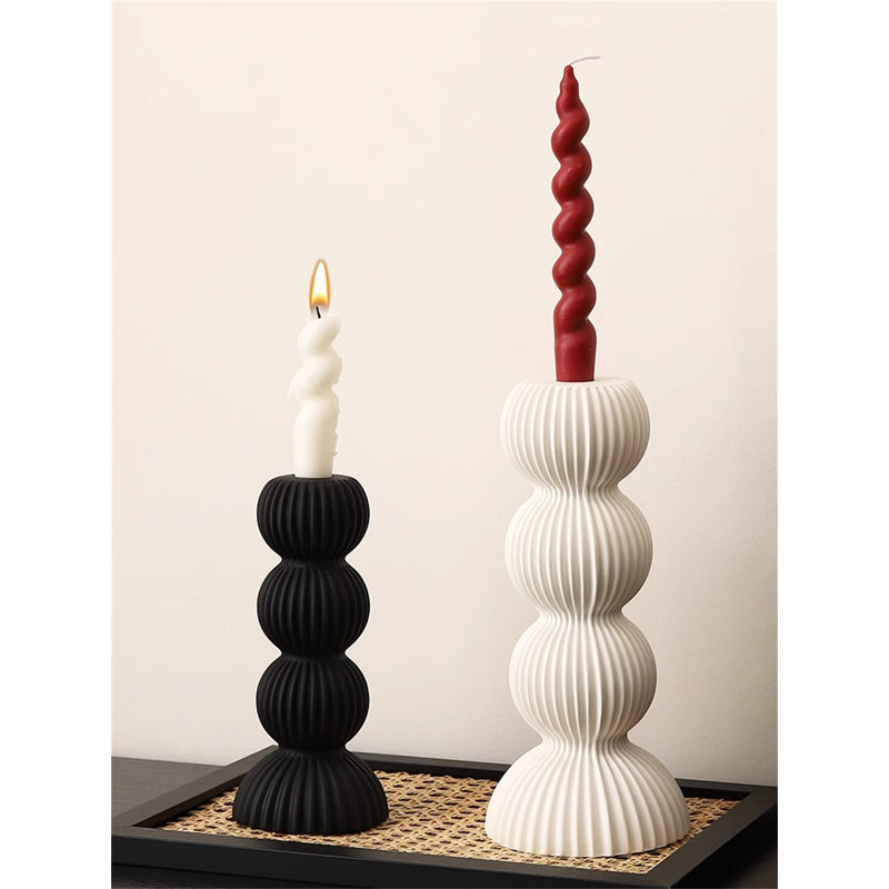 Bougeoir de table en céramique 9,84 po H