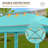 11 Ft. W x 11 Ft. D Outdoor Pop Up Soft Top Steel Patio Gazebo with Netting-113689400