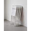 Ensemble de 4 chaises pliantes empilables en métal avec coussin en PP