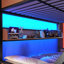 Lit superposé en métal peu encombrant avec rangement, conception moderne pour la maison