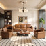 Carter 3 Piece Faux Leather Standard Living Room Set