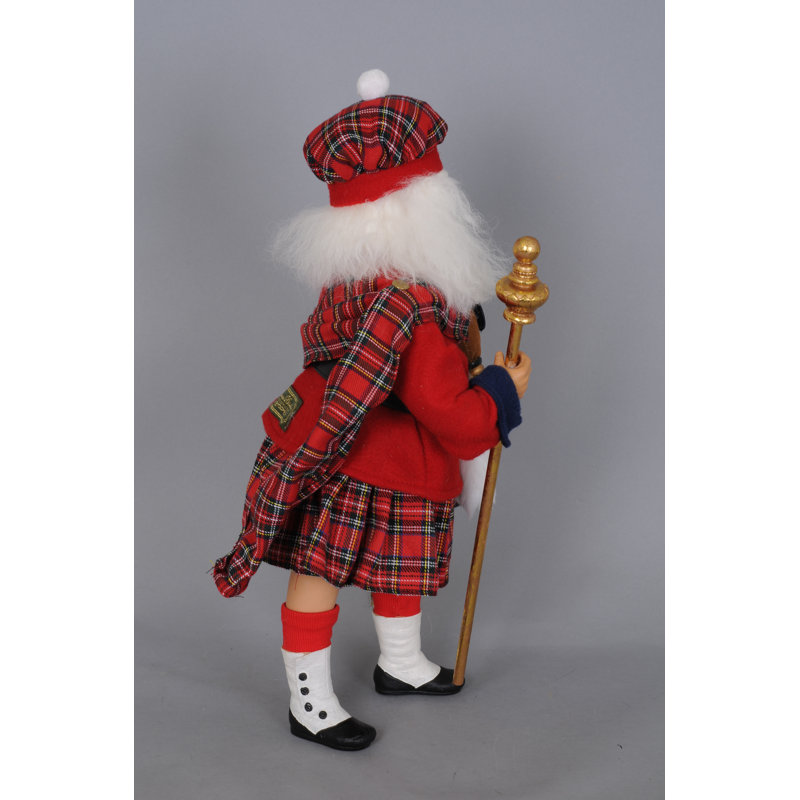 Scottish Santa Figurine