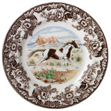 Spode Woodland Horses Dinner Plate 10.5" Paint