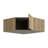 Extension for Corner Wardrobe with 1 Door, Engineered Wood,  89.5cm W x 38.1cm H x 89.4cm D-1235841623