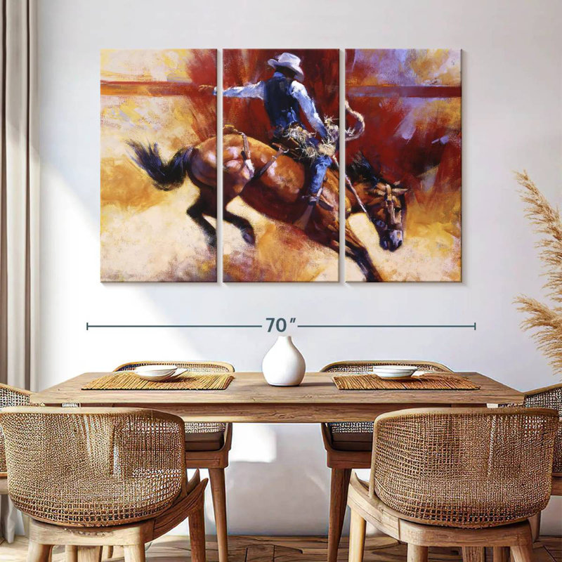 Sireci Yeehaw, 28" H x 45" W