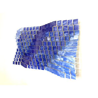 Coast 2 Coast Handmade Modern Abstract Wall Decor on Glass