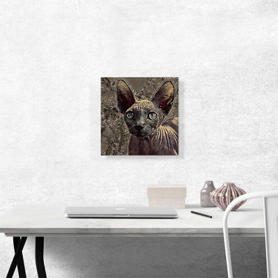 Reproduction d'art graphique sur toile Sphynx Cat Breed
