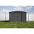 Classic Steel Storage Shed, 10X14, Charcoal-119311399-55865215