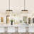 Olajawon 4-Light Dimmable Geometric Chandelier ETL Certified