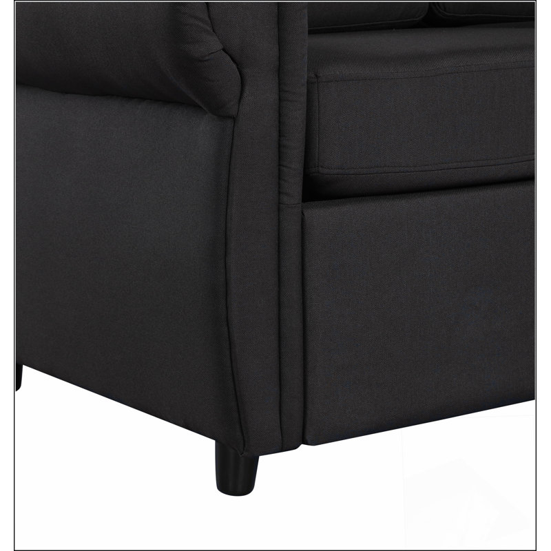 Canapé-lit 57,9 po avec matelas à mémoire de forme escamotable Orisfur