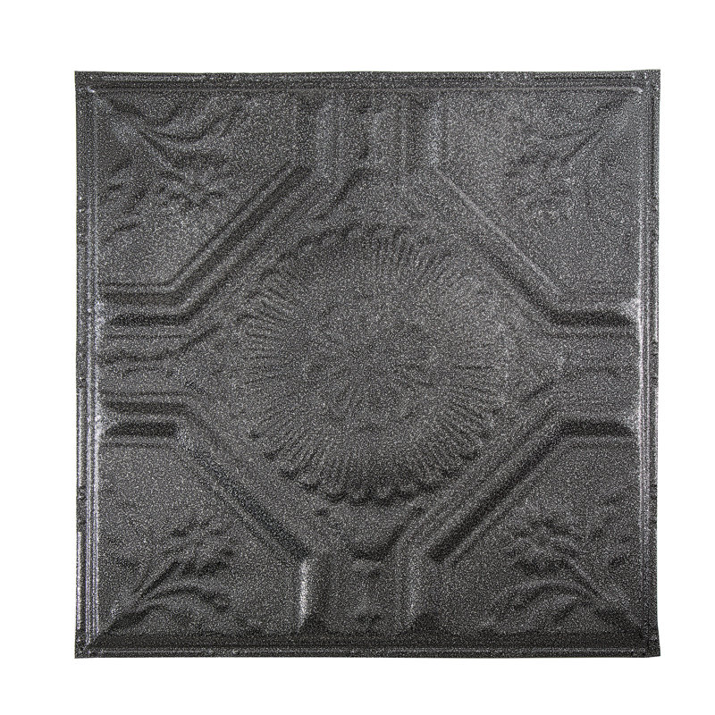 Carreau de plafond clouté Great Lakes Tin Rochester 2 pi x 2 pi (paquet de 5), Étain