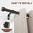 Lachina Arnel 1 Inch Window Curtain Rod with Aluminium Finials, Adjustable Heavy Duty Modern Drapery Pole for Outdoor/Indoor-1412087186-1472476170