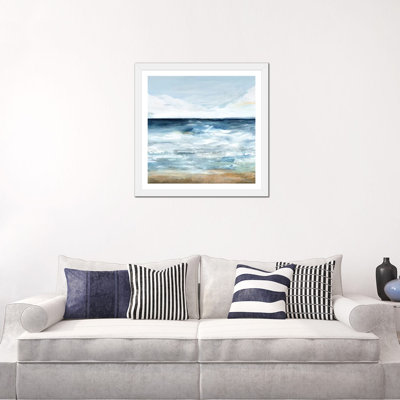 «Blue Ocean I» par Isabelle Z - reproduction d'art