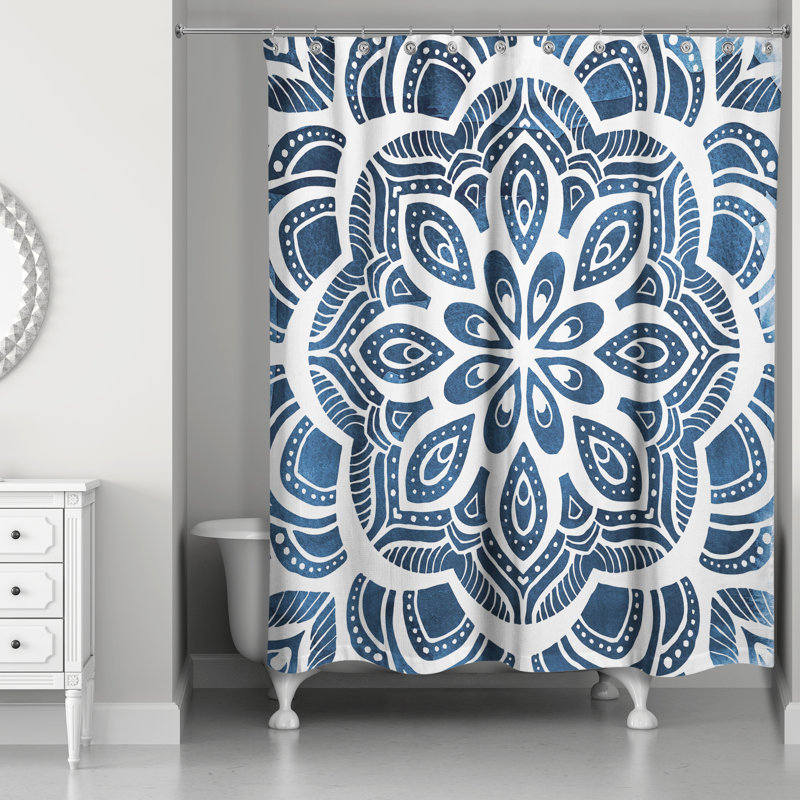 Howery Floral Shower Curtain