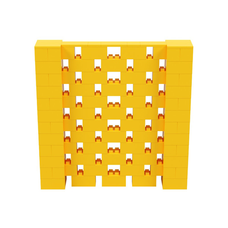Ensemble mural Everblock, Jaune, H 72 po x l 72 po x P 12 po